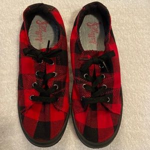 Jellypop Buffalo plaid sneaker Womens 9M